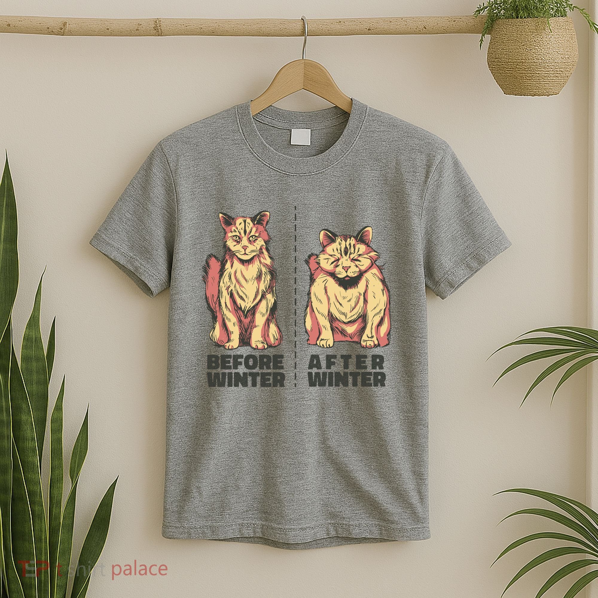 Before Winter Funny Cat T-Shirt