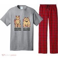 Before Winter Funny Cat Pajama Set thumb 0