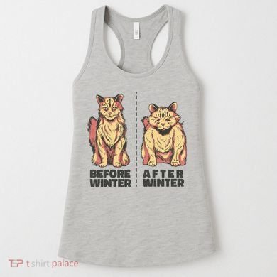 Before Winter Funny Cat Women's Tank Top