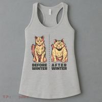 Before Winter Funny Cat Women's Tank Top thumb 3
