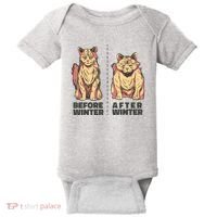 Before Winter Funny Cat Baby Bodysuit thumb 0