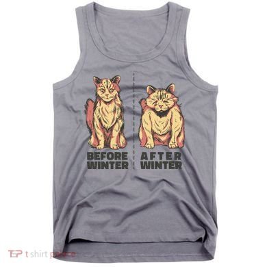 Before Winter Funny Cat Tank Top