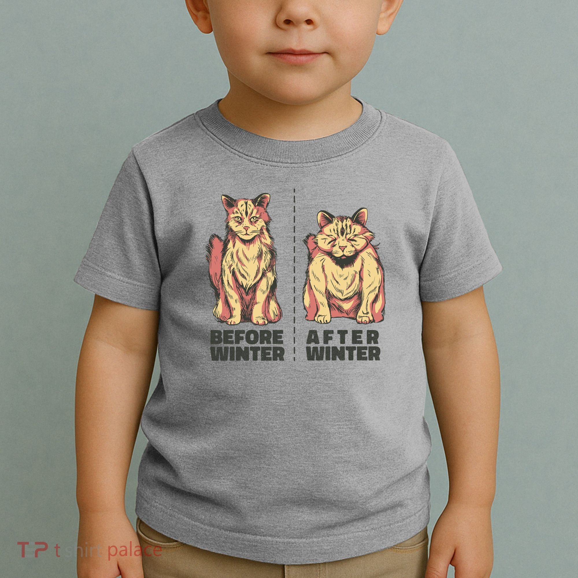 Before Winter Funny Cat Toddler T-Shirt