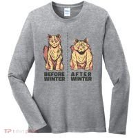 Before Winter Funny Cat Women's Long Sleeve Shirt thumb 0