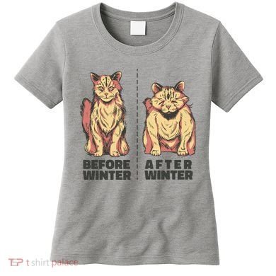 Before Winter Funny Cat Women's T-Shirt