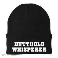 Butthole Whisperer Funny Jokes Sarcastic Beanie thumb 0