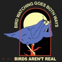 Bird Watching Goes Both Ways Bird Aren’T Real Comfort Colors Heavyweight Long Sleeve T-Shirt thumb 2