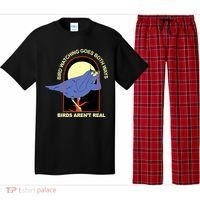 Bird Watching Goes Both Ways Bird Aren’T Real Pajama Set thumb 0