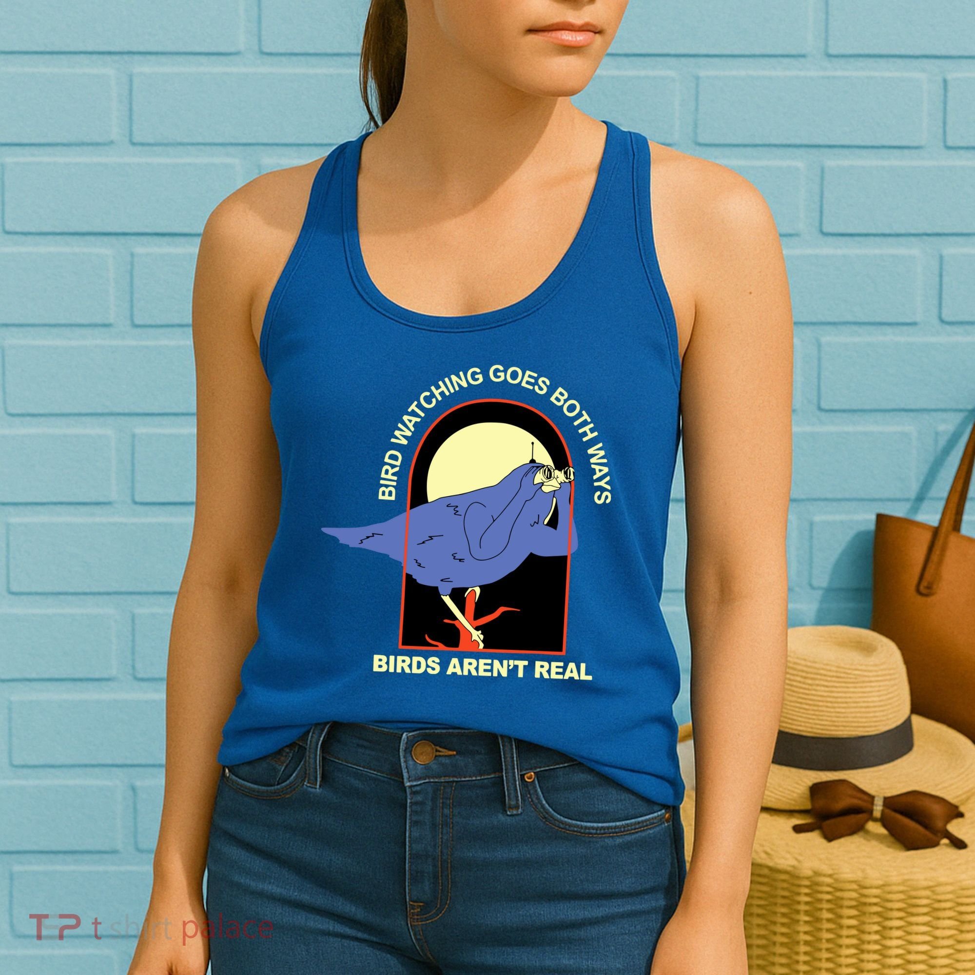 Bird Watching Goes Both Ways Bird Aren’T Real Women's Tank Top