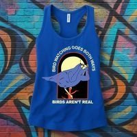 Bird Watching Goes Both Ways Bird Aren’T Real Women's Tank Top thumb 3