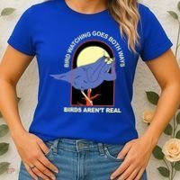 Bird Watching Goes Both Ways Bird Aren’T Real Women's T-Shirt thumb 2