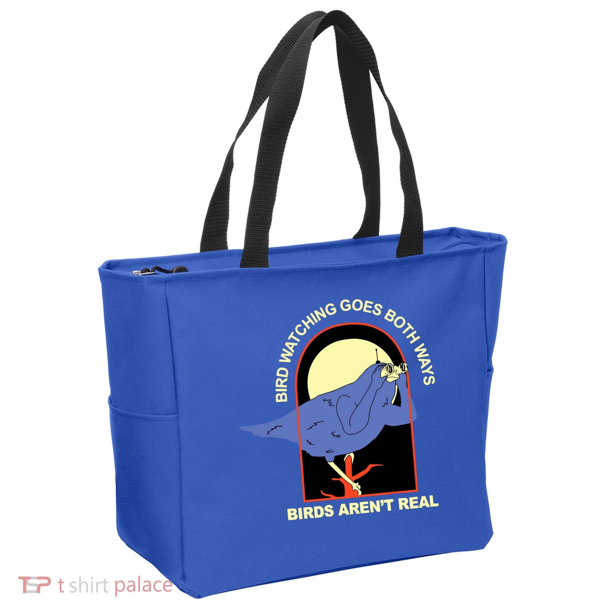 Bird Watching Goes Both Ways Bird Aren’T Real Tote Bag