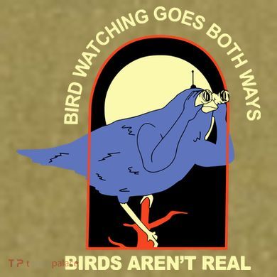 Bird Watching Goes Both Ways Bird Aren’T Real Garment-Dyed Women's Muscle Tee
