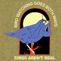 Bird Watching Goes Both Ways Bird Aren’T Real Garment-Dyed Women's Muscle Tee thumb 6