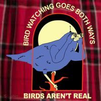 Bird Watching Goes Both Ways Bird Aren’T Real Women's Flannel Plaid Pajama Pants thumb 2