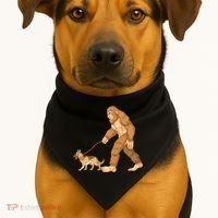 Bigfoot Walking German Shepherd USA-Made Doggie Bandana thumb 1