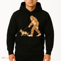 Bigfoot Walking German Shepherd Hoodie thumb 2