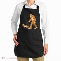 Bigfoot Walking German Shepherd Apron thumb 2