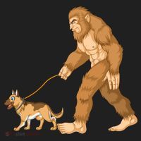 Bigfoot Walking German Shepherd Beanie thumb 2