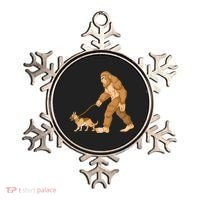 Bigfoot Walking German Shepherd Ornament thumb 0