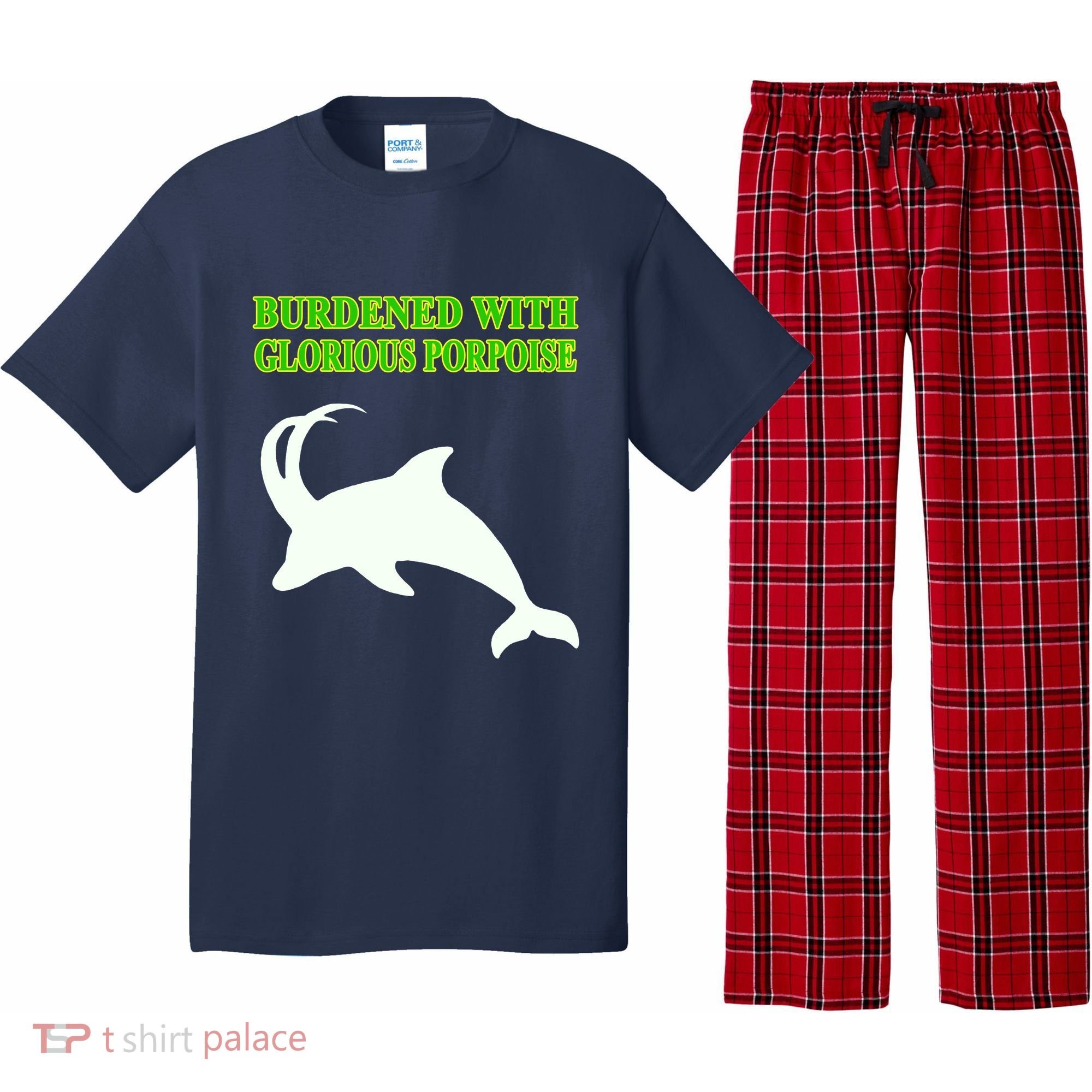 Burdened With Glorious Porpoise Pajama Set