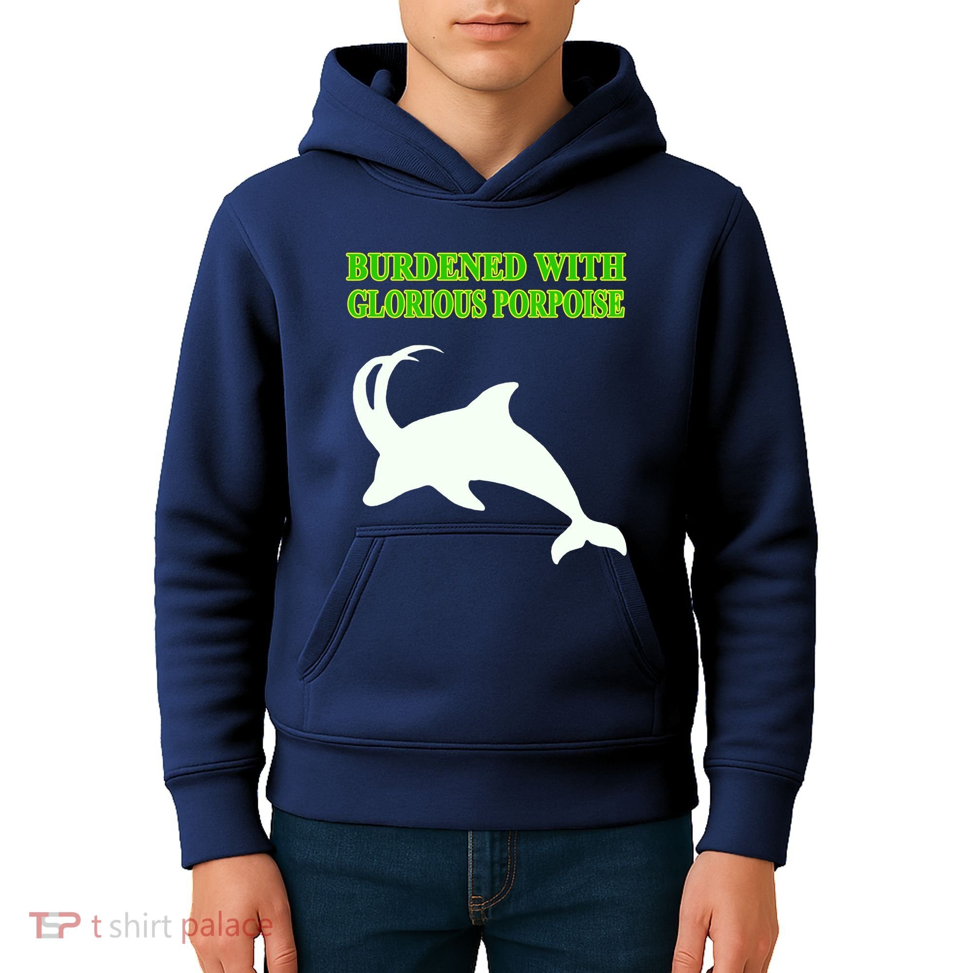 Burdened With Glorious Porpoise Kids Hoodie