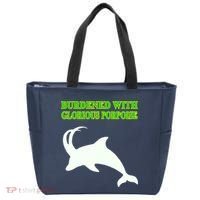 Burdened With Glorious Porpoise Tote Bag thumb 0