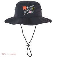 Bloom With Grace Summer Quote Bucket Hat thumb 0