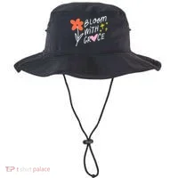 Bloom With Grace Summer Quote Bucket Hat thumb 0