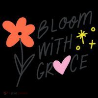 Bloom With Grace Summer Quote Coffee Mug thumb 5