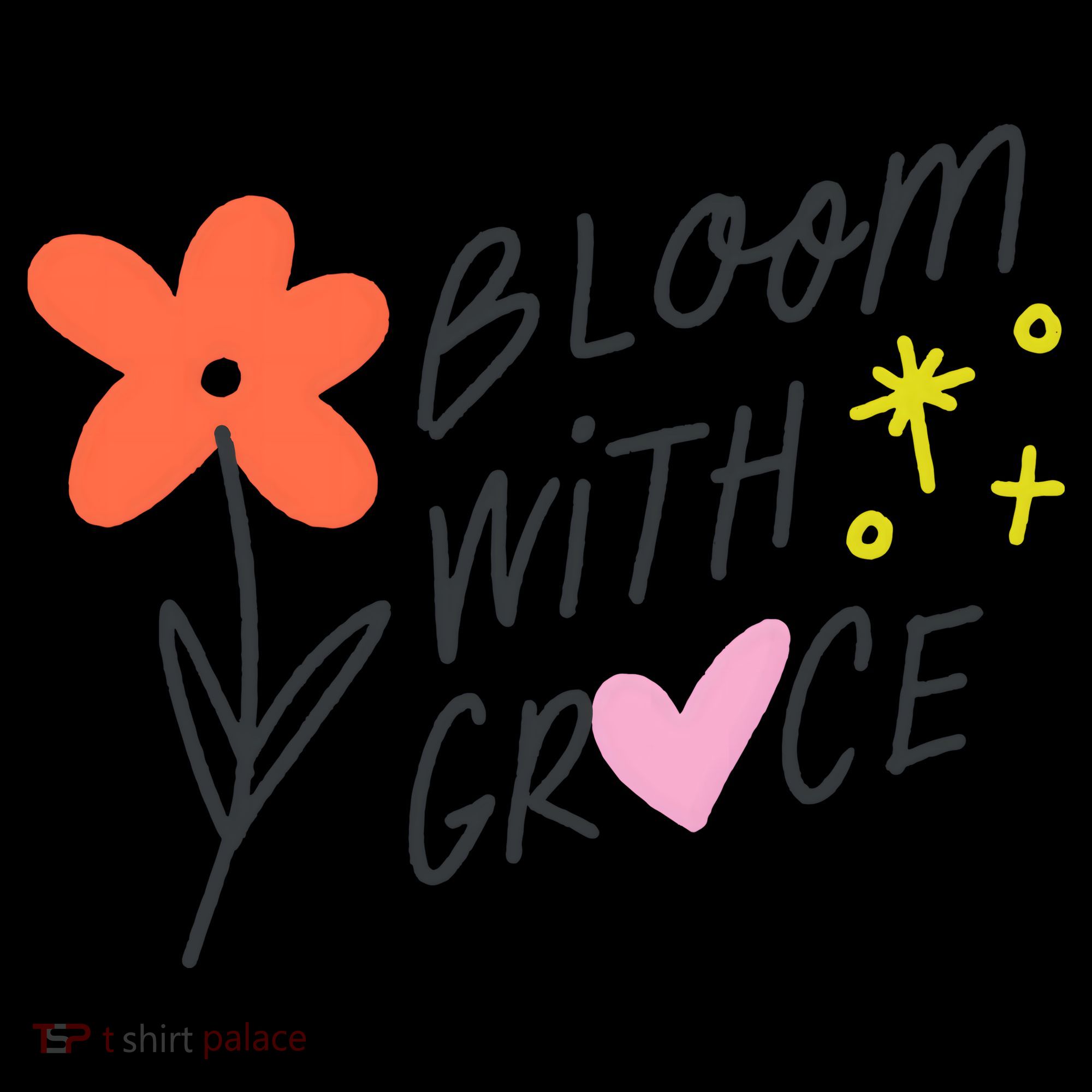 Bloom With Grace Summer Quote Coffee Mug