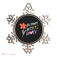 Bloom With Grace Summer Quote Ornament thumb 0