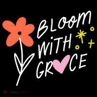 Bloom With Grace Summer Quote Cropped Pullover Crew thumb 4