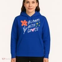 Bloom With Grace Summer Quote Hoodie thumb 5