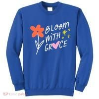 Bloom With Grace Summer Quote Sweatshirt thumb 0