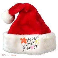 Bloom With Grace Summer Quote Santa Hat thumb 0
