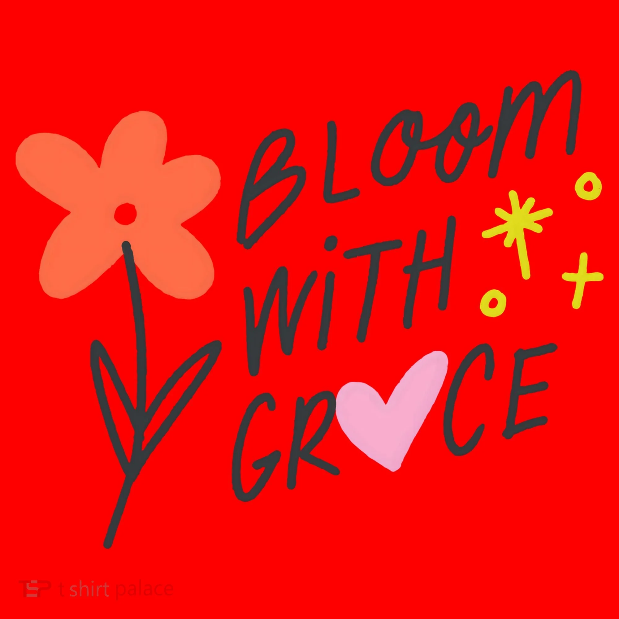 Bloom With Grace Summer Quote Santa Hat