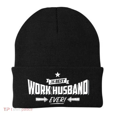 Best Work Husband Ever Work Gift Beanie