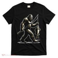 Bigfoot Walleye Hunting Angler Sasquatch Walleye Fishing T-Shirt thumb 0