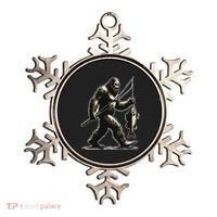 Bigfoot Walleye Hunting Angler Sasquatch Walleye Fishing Ornament thumb 0