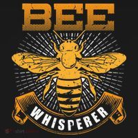 Bee Whisperer Honey Farmer Beekeeper Beekeeping USA-Made Doggie Bandana thumb 2