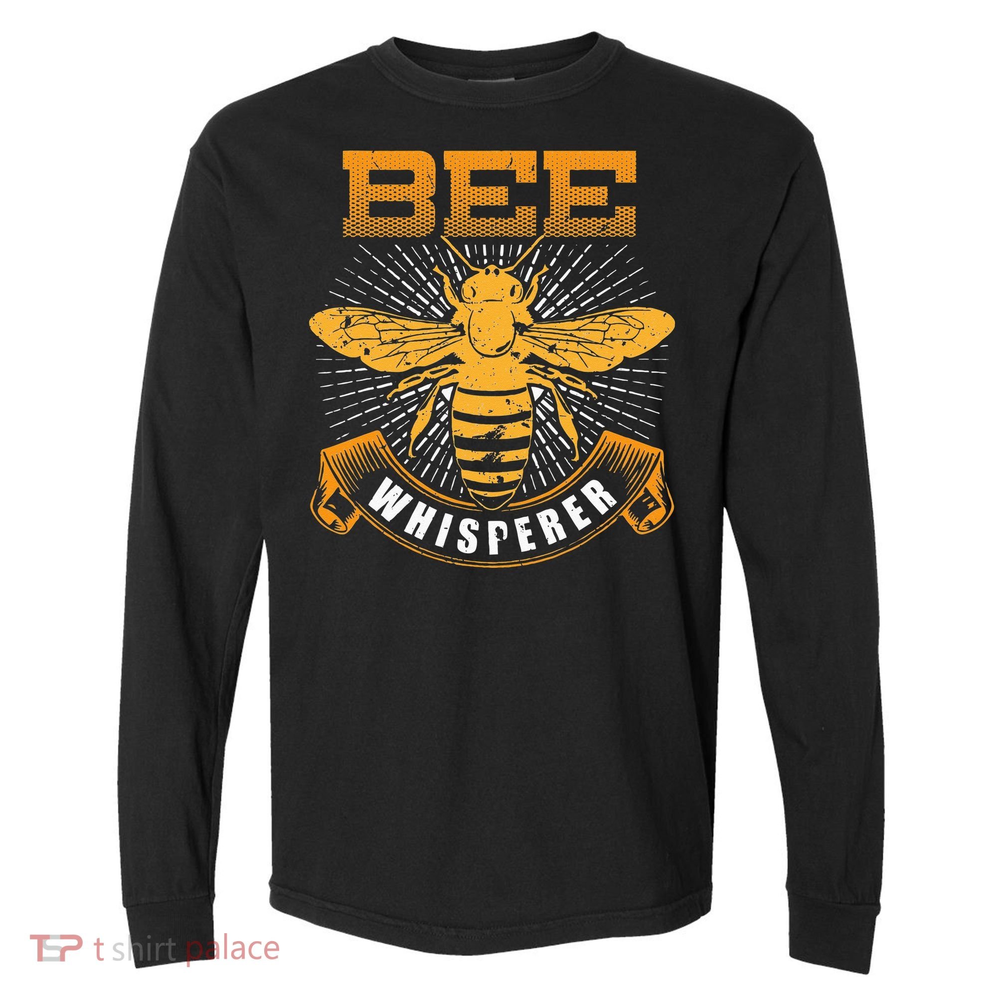 Bee Whisperer Honey Farmer Beekeeper Beekeeping Comfort Colors Heavyweight Long Sleeve T-Shirt