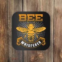 Bee Whisperer Honey Farmer Beekeeper Beekeeping Coaster thumb 0