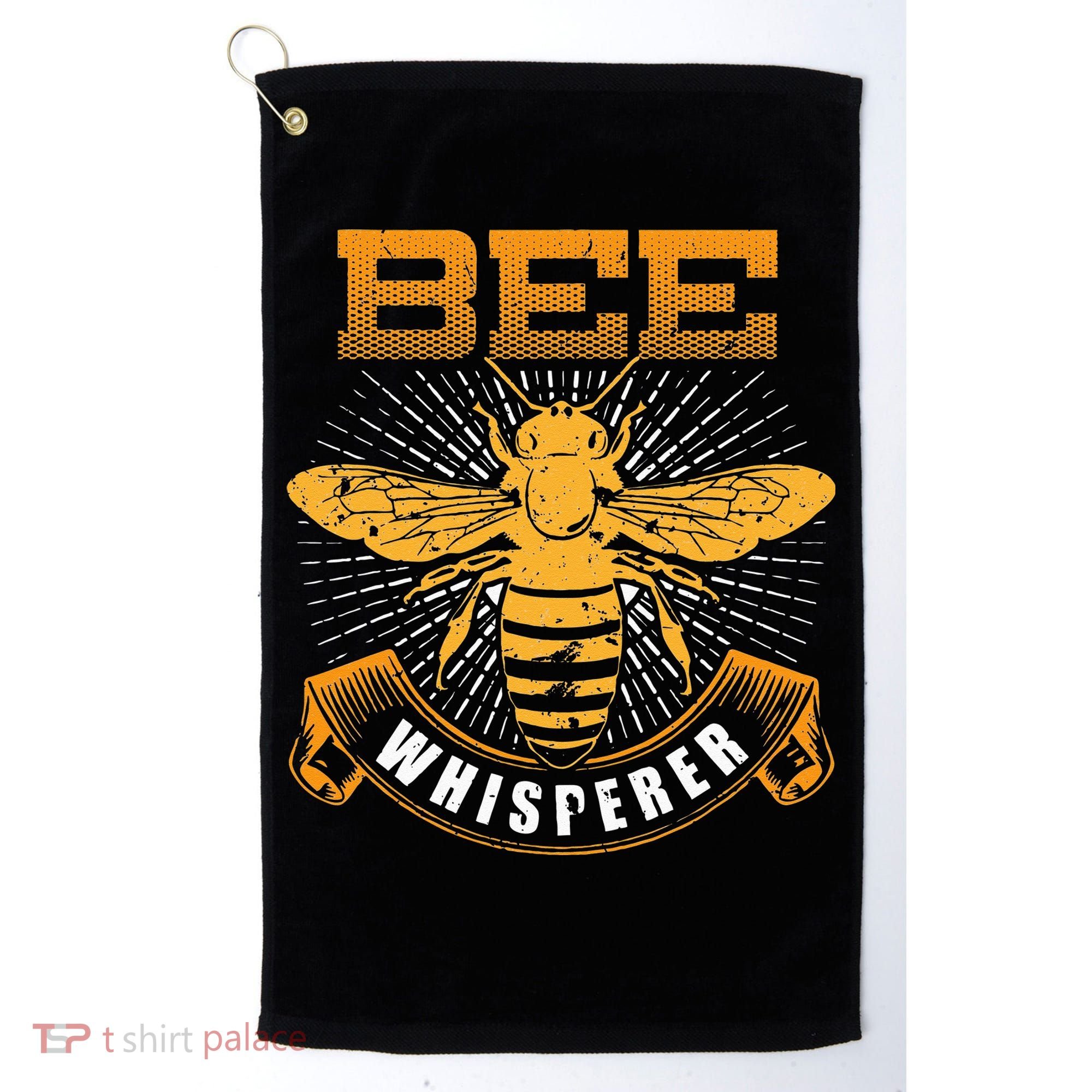 Bee Whisperer Honey Farmer Beekeeper Beekeeping Golf Towel