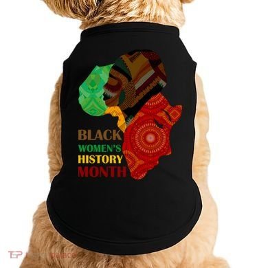 Black Women's History Month African Patterns  Doggie Tank