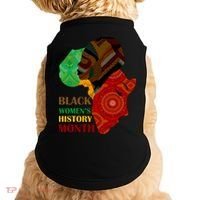 Black Women's History Month African Patterns  Doggie Tank thumb 0