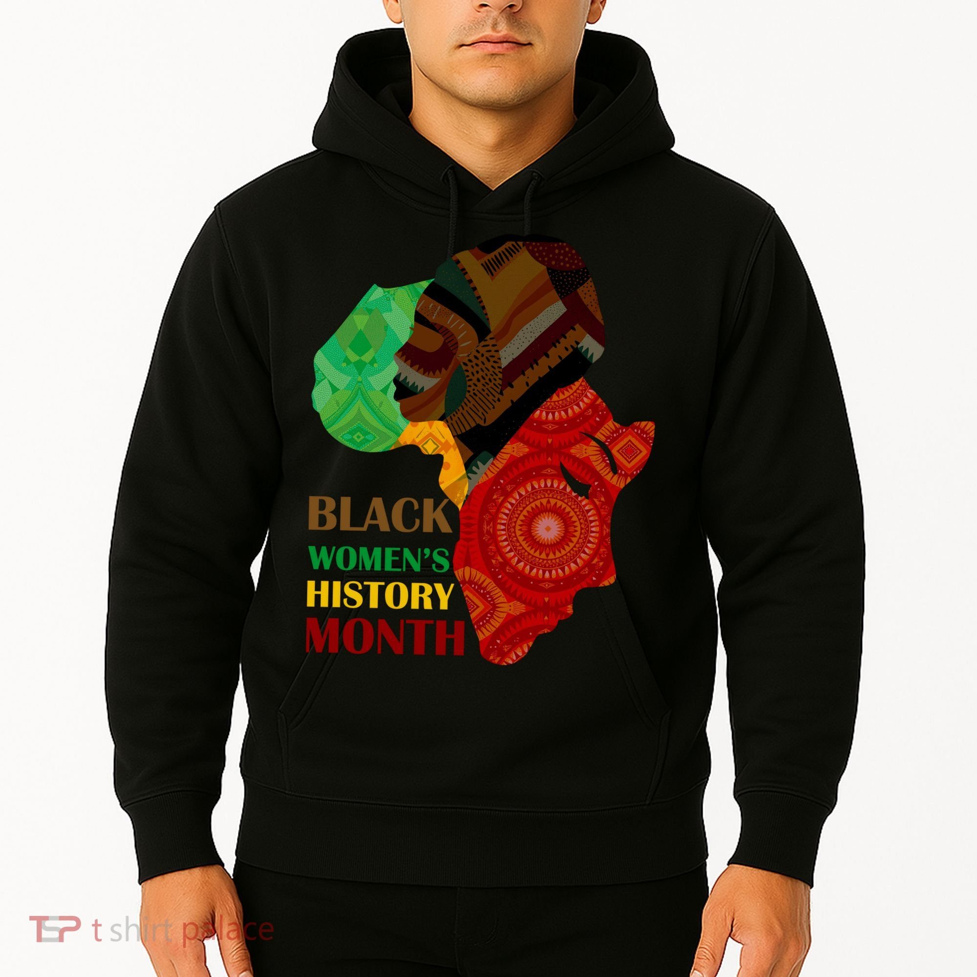 Black Women's History Month African Patterns  Hoodie