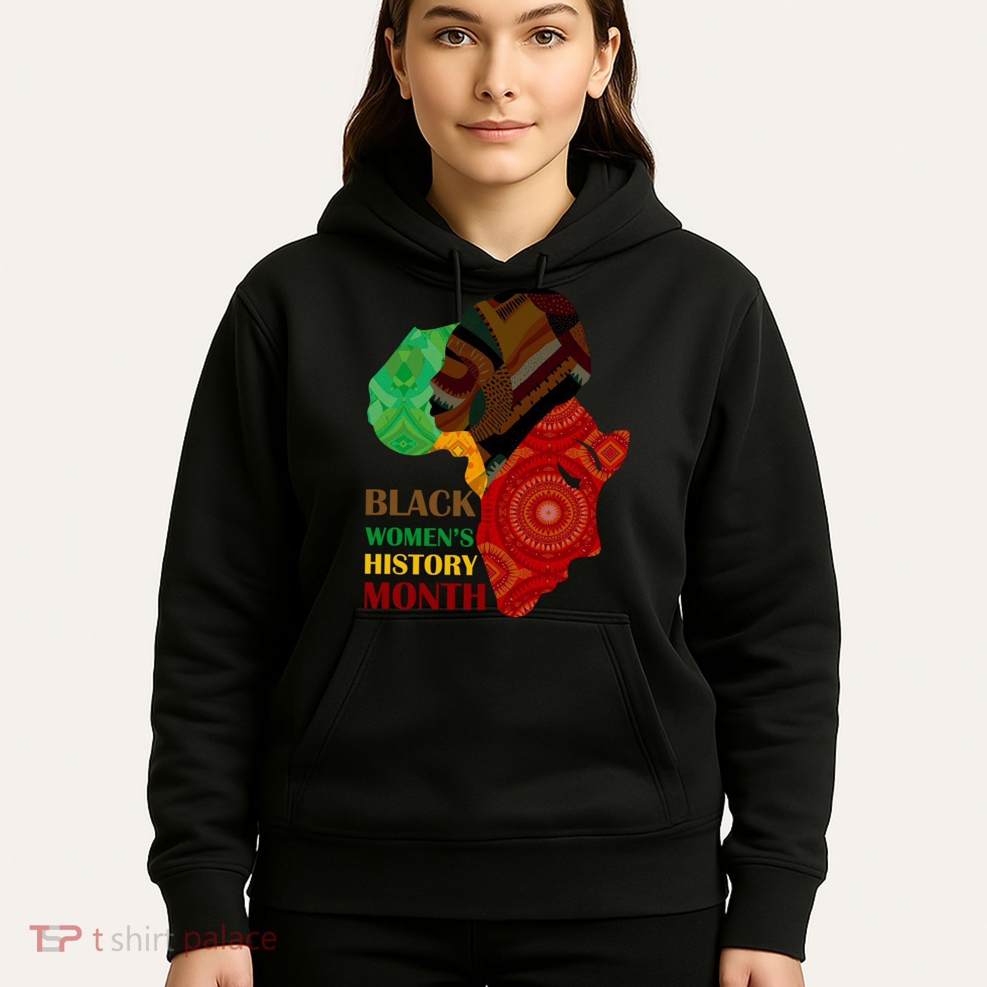 Black Women's History Month African Patterns  Hoodie