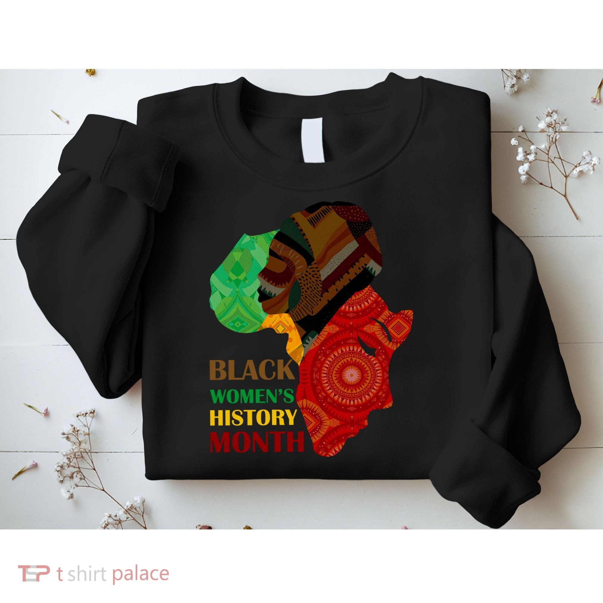 Black Women's History Month African Patterns  Sweatshirt