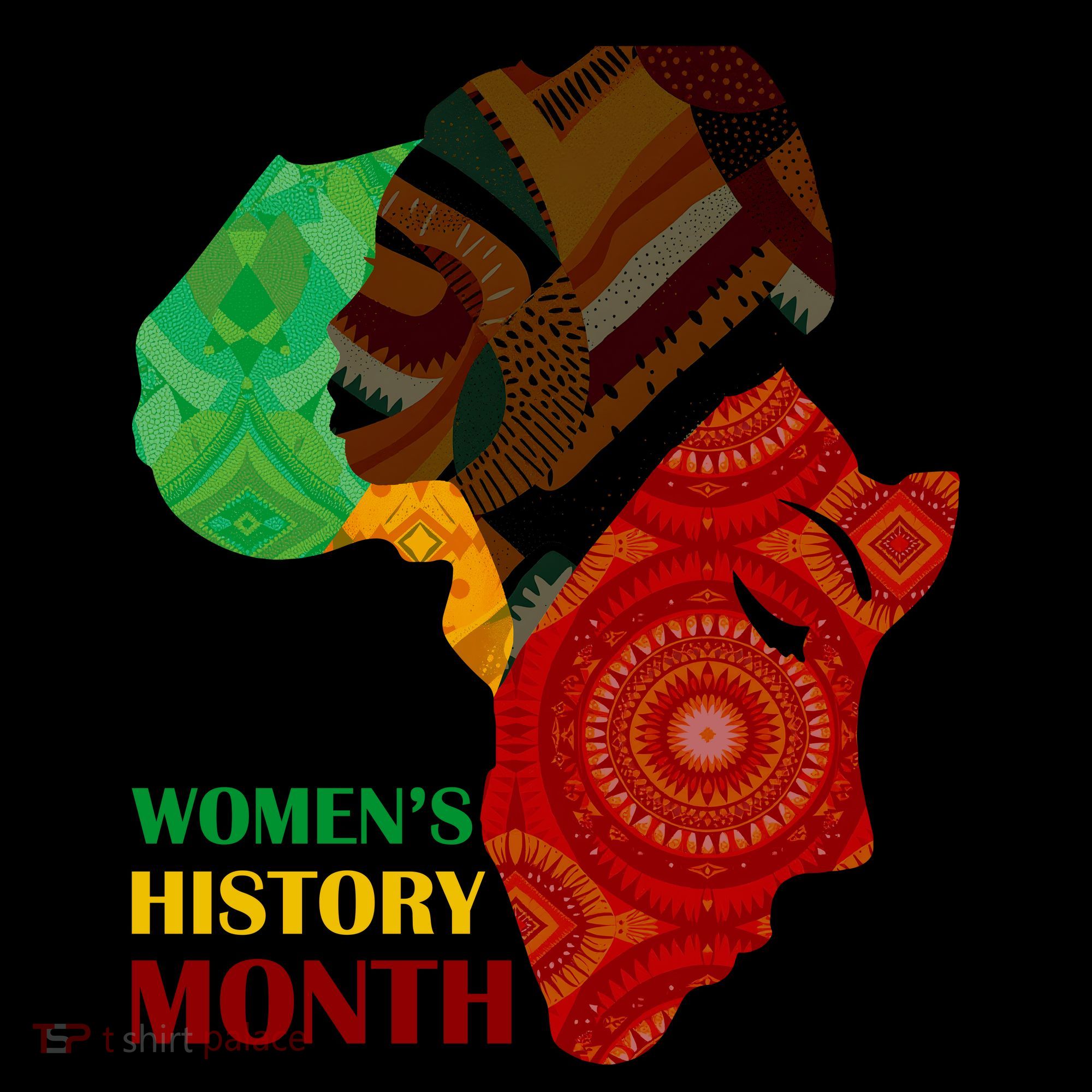 Black Women's History Month African Patterns  Coffee Mug